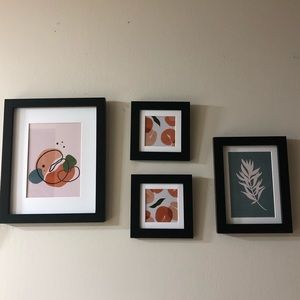 Framed boho art
